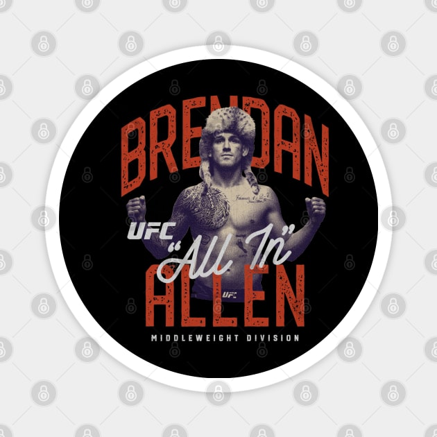 Brendan Allen Retro Bitmap Magnet by ganisfarhan